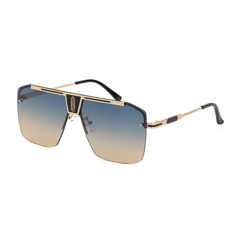 Wholesale PC Large Square Frame Men's Sunglasses